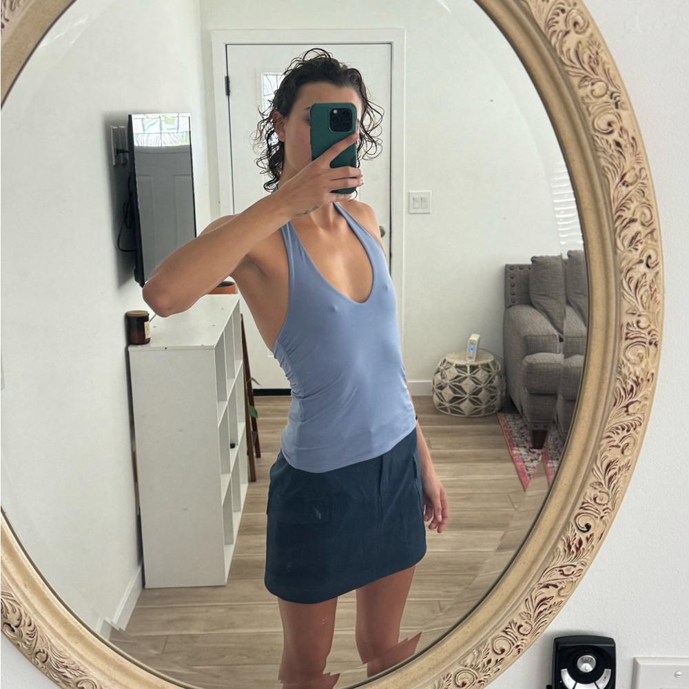 Kookai Australia small navy blue cargo skirt. Brand new with tags attached.